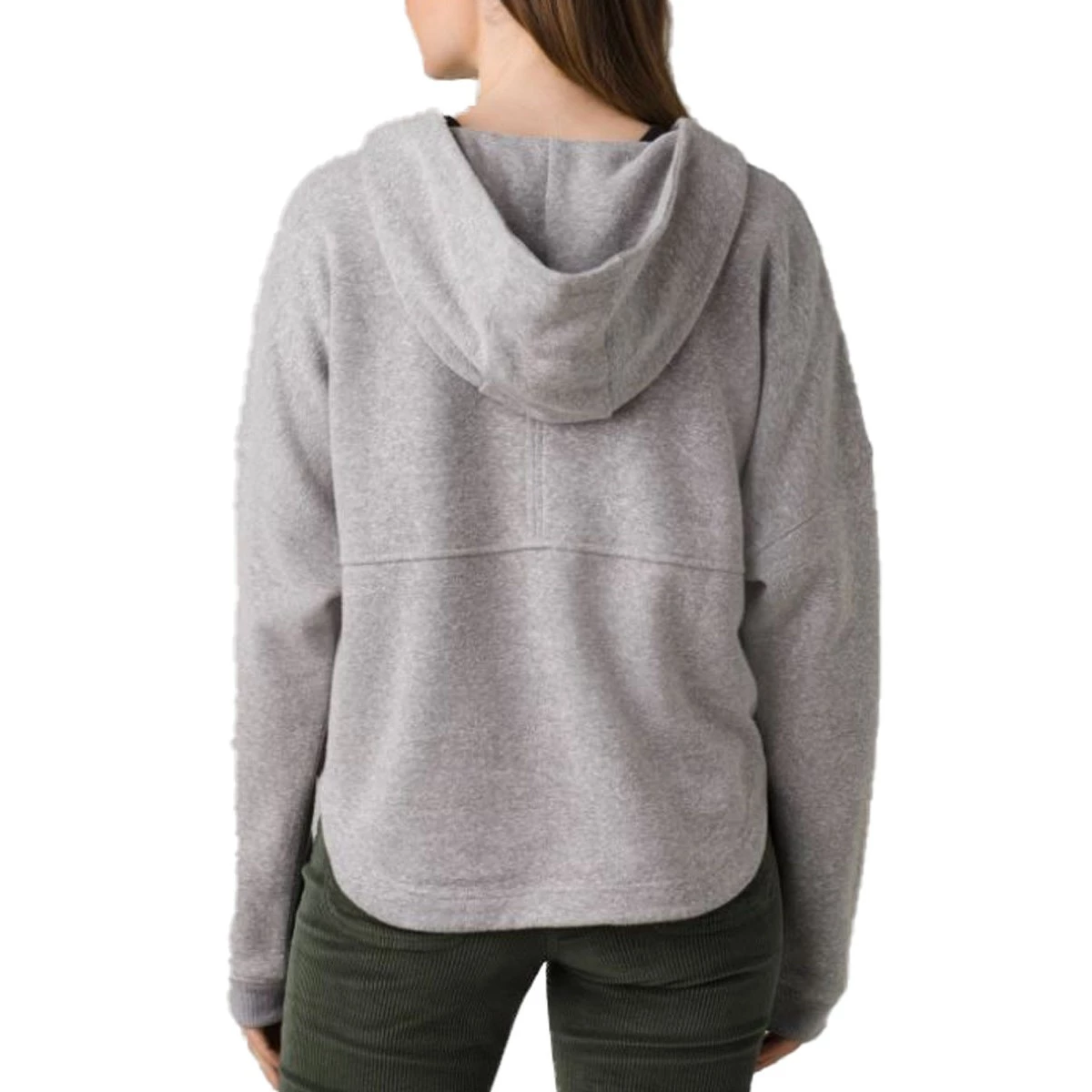 Women's PrAna Cozy Up Illana Hoodie Red Berry Heather 2 Women's PrAna Cozy Up Illana Hoodie Red Berry Heather - Image 2