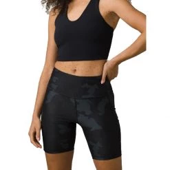 Women's PrAna Electa Biker Shorts Black -prAna Sales Shop unnamed file 894