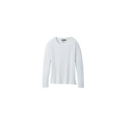 Women's PrAna Cozy Up Long Sleeve T-Shirt White -prAna Sales Shop unnamed file 915