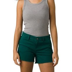 Women's PrAna Sancho Jean Shorts Sea Mist -prAna Sales Shop unnamed file 97